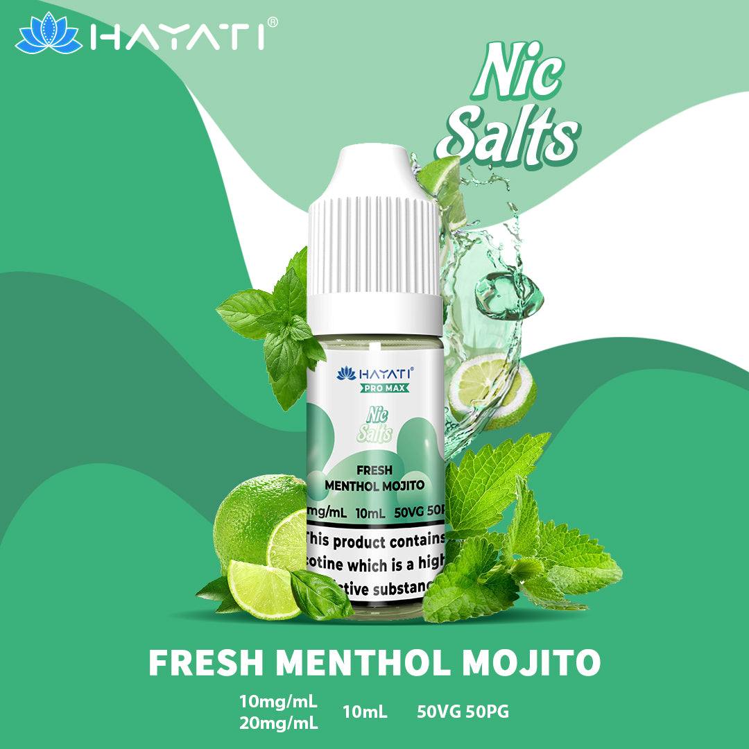 HAYATI Crystal Pro Max Nic Salts 10ml FRESH MENTHOL MOJITO - Click & Vape