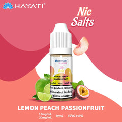 HAYATI Crystal Pro Max Nic Salts 10ml LEMON PEACH PASSIONFRUIT - Click & Vape