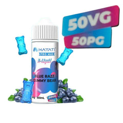 Hayati Pro Max Eliquid 50/50 - Blue Razz Gummy Bear - 100ml - Click & Vape