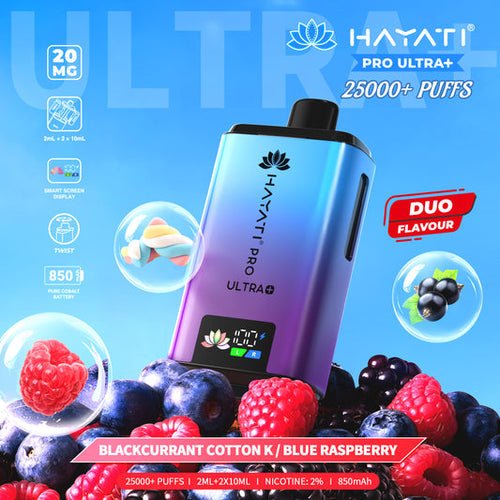 Hayati Pro Ultra Plus 25k Disposable Vape - Power Vape Shop