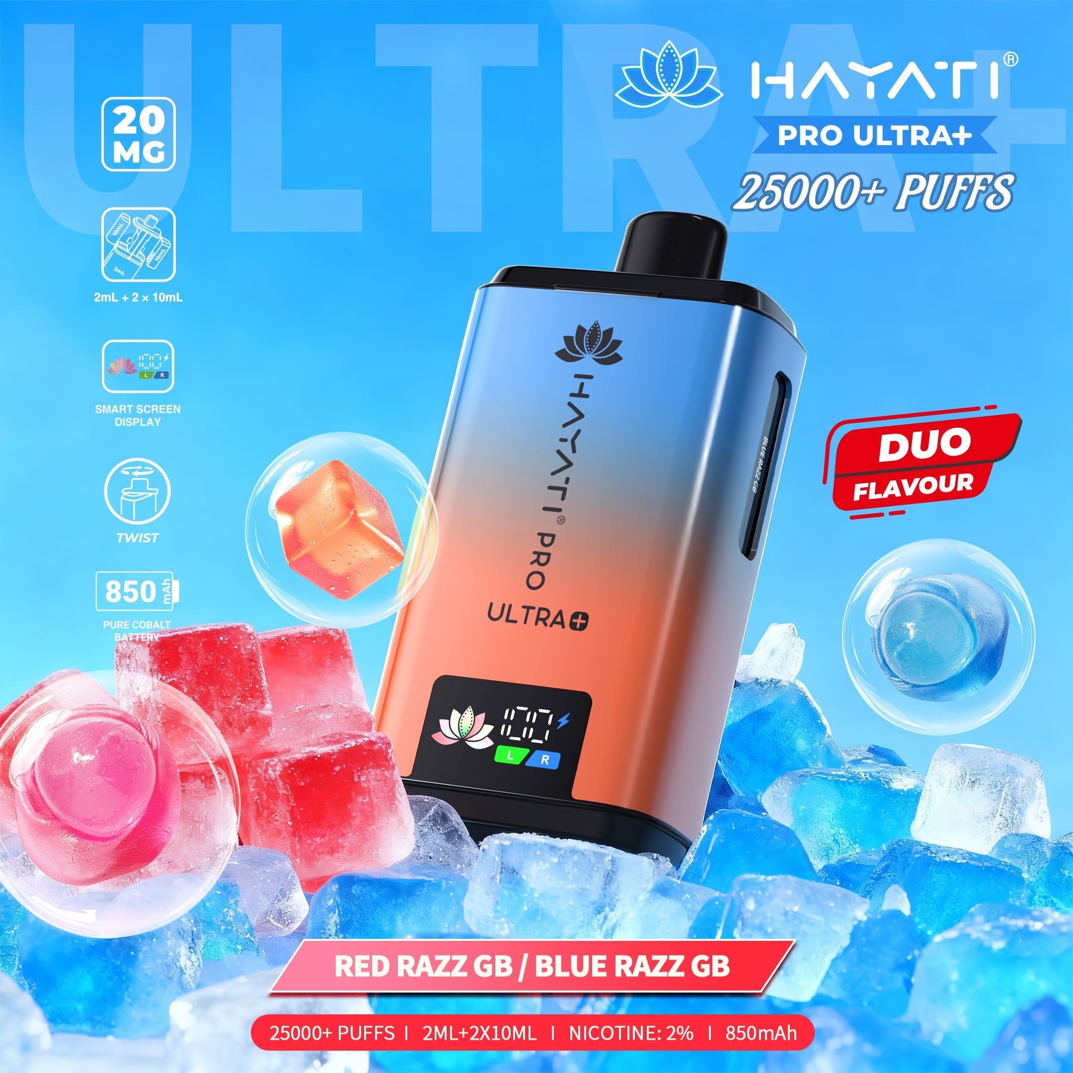 Hayati Pro Ultra Plus 25K Prefilled Pod Vape Kit - Power Vape Shop