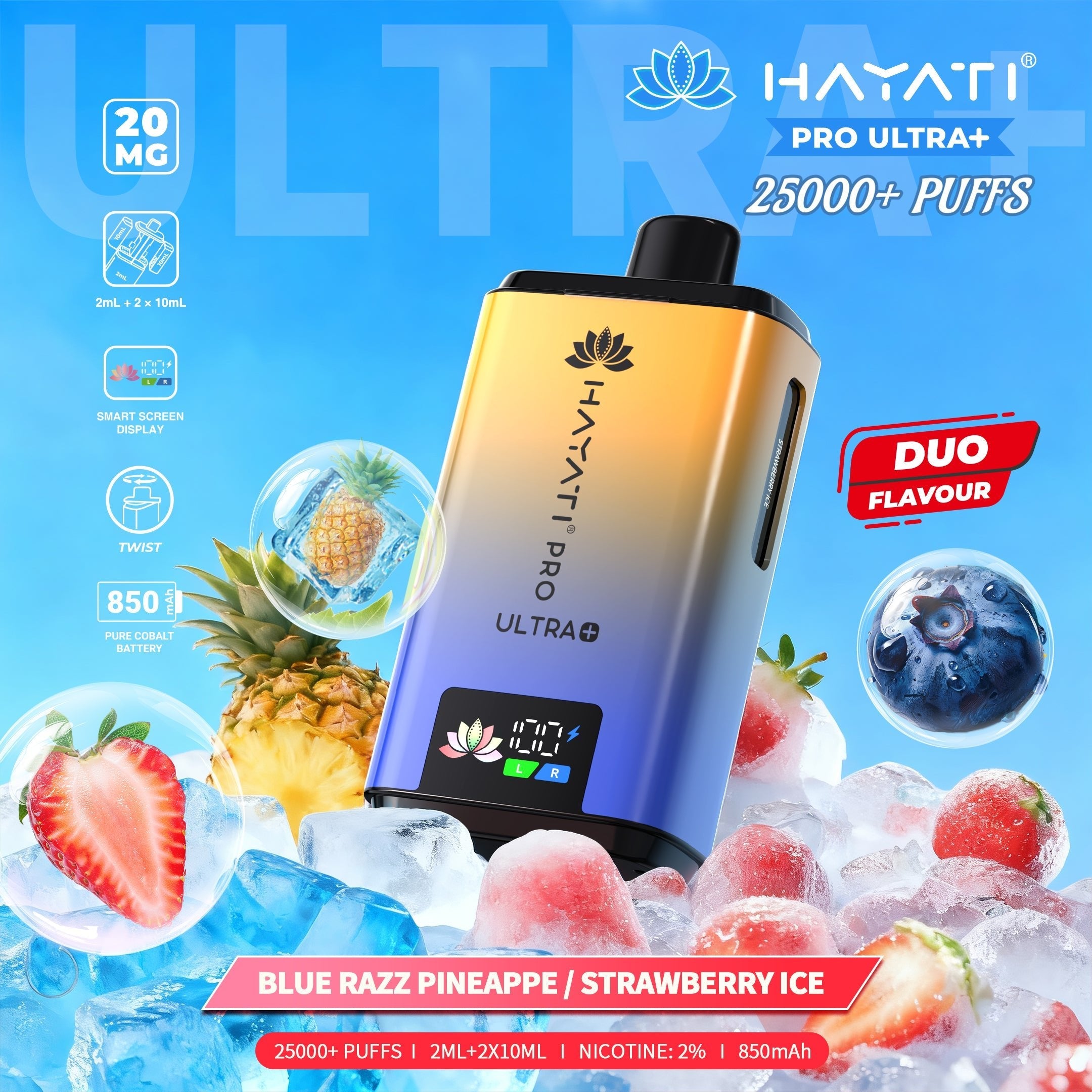 Hayati Pro Ultra Plus 25K Prefilled Pod Vape Kit - Power Vape Shop