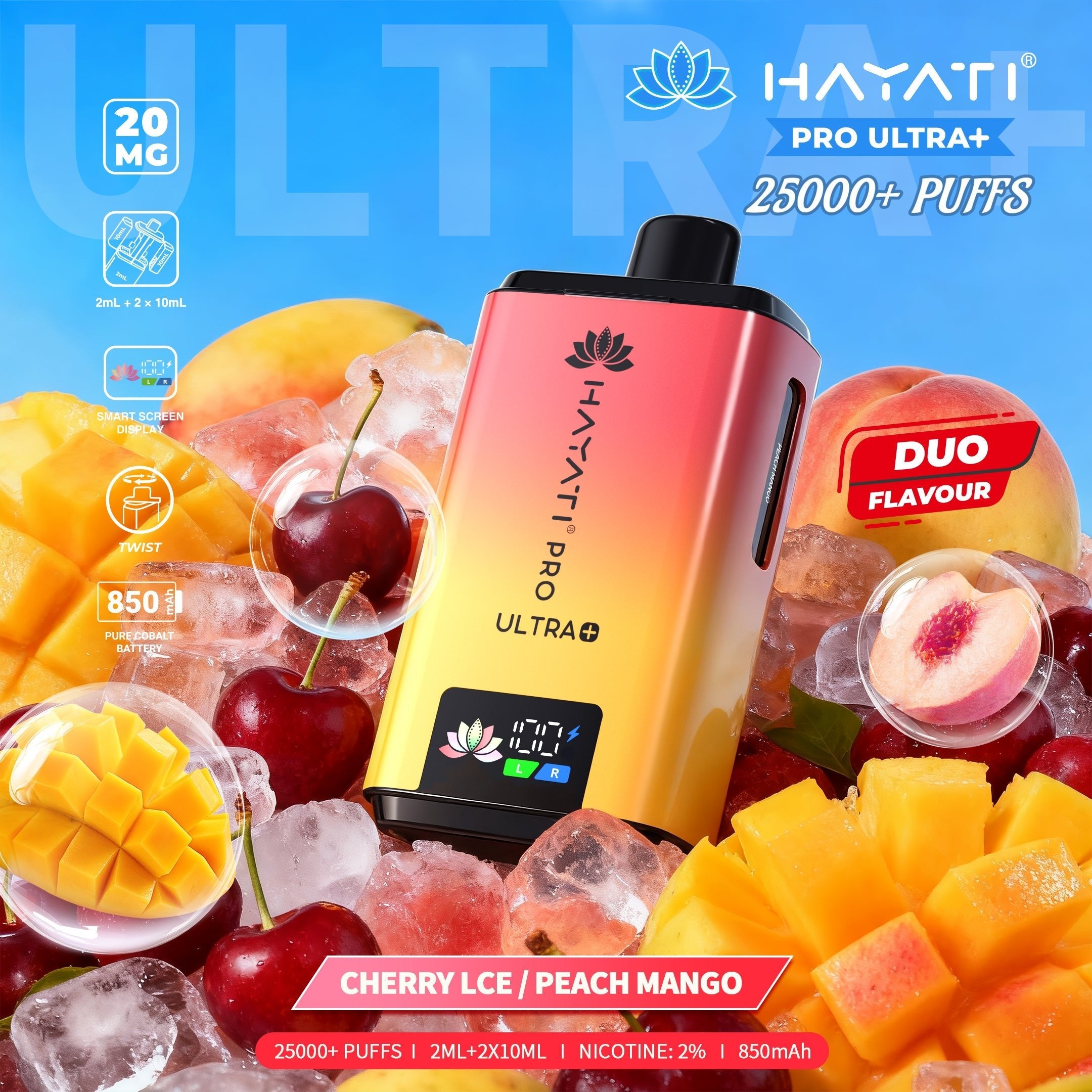 Hayati Pro Ultra Plus 25K Prefilled Pod Vape Kit - Power Vape Shop