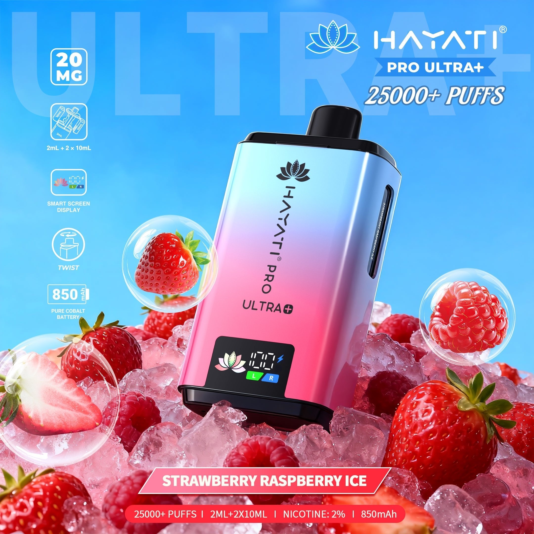 Hayati Pro Ultra Plus 25K Prefilled Pod Vape Kit - Power Vape Shop