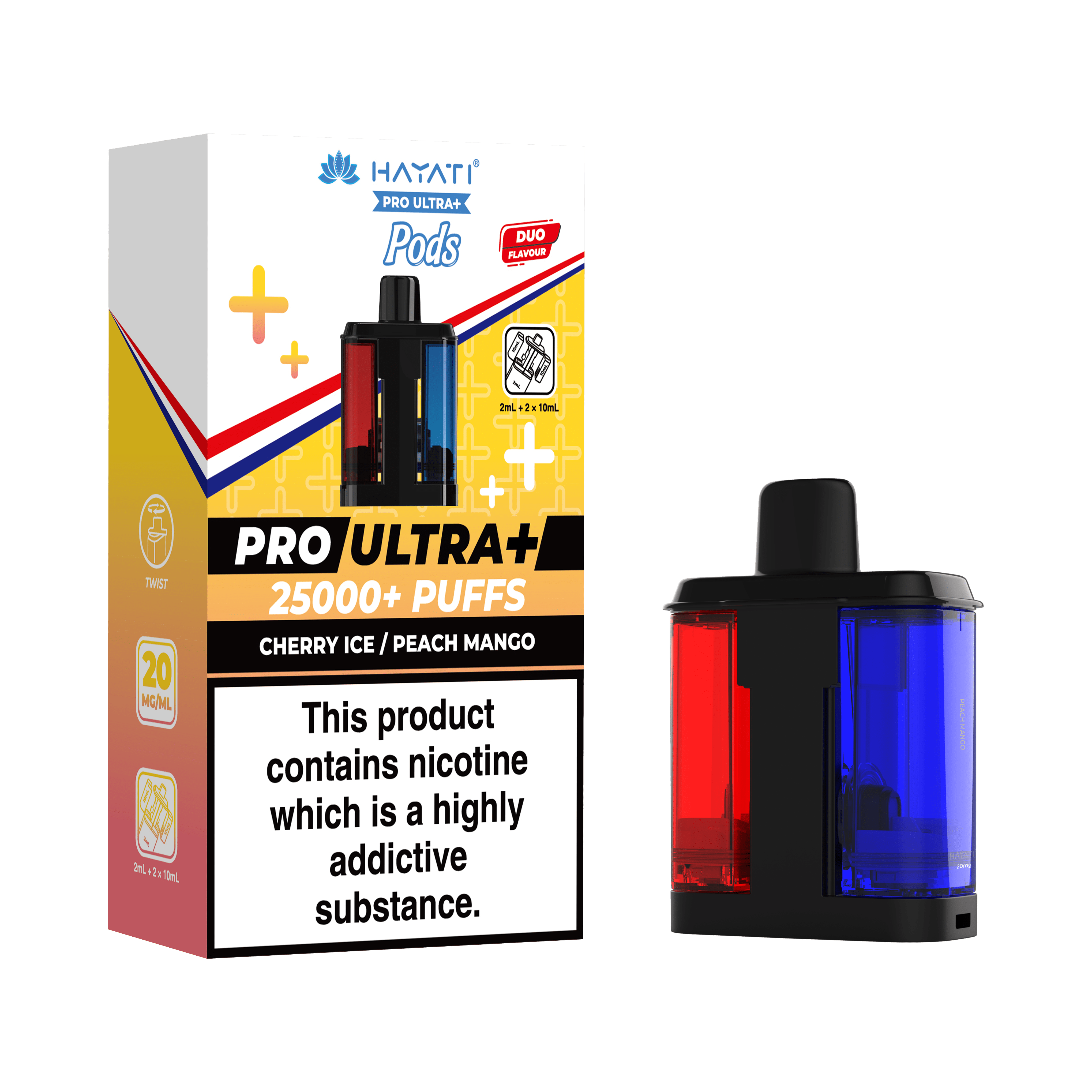 Hayati Pro Ultra Plus 25K Prefilled Refill Pods - Power Vape Shop