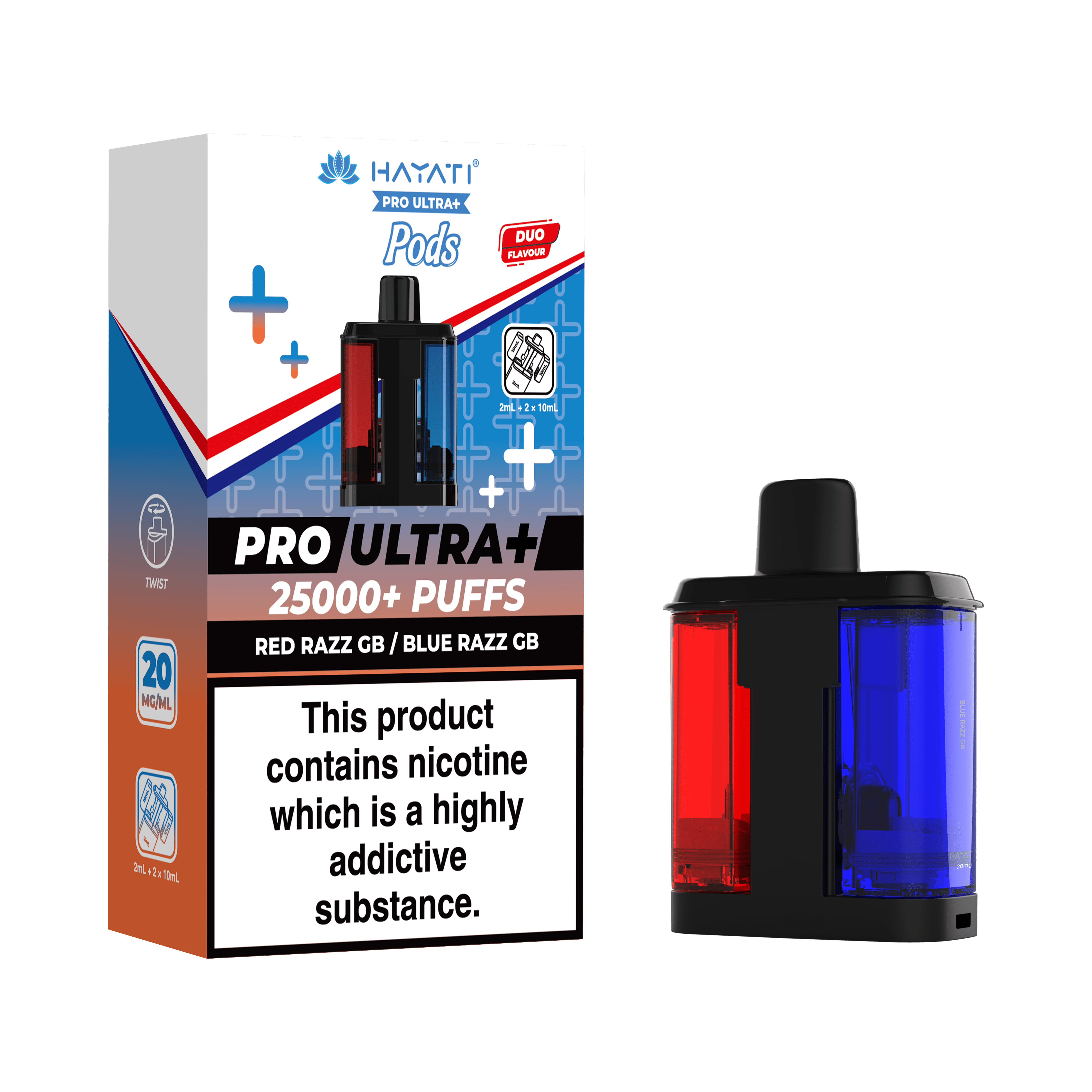 Hayati Pro Ultra Plus 25K Prefilled Refill Pods - Power Vape Shop