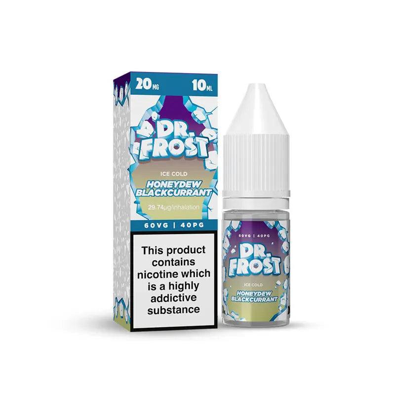 Honeydew Blackcurrant Ice Nic Salt E-Liquid by Dr Frost 10ml - Click & Vape