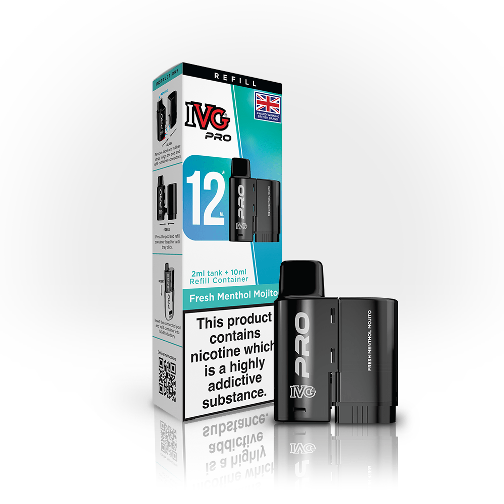 IVG Pro 12 Prefilled Vape Pods | Refill Containers - Power Vape Shop