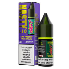 Kiwi Passionfruit Guava Nic Salt E-Liquid by Nasty Liq Salts 10ml - Click & Vape