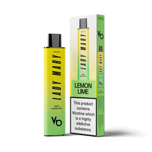 Load image into Gallery viewer, Lady Mary Disposable Vape Lemon &amp; Lime 20mg - Click &amp; Vape