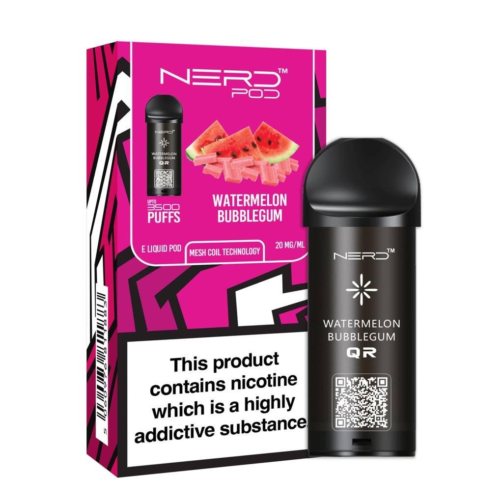  Nerd Pod Prefilled Pod Zero Nicotine (3500 Puffs)
