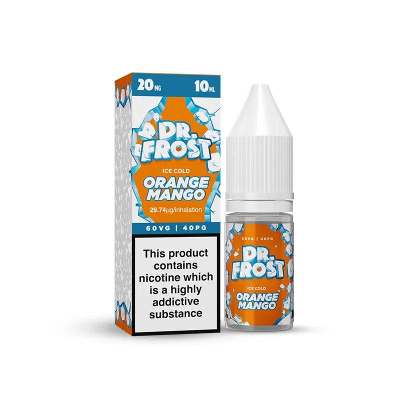 Orange Mango Ice Nic Salt E-Liquid by Dr Frost 10ml - Click & Vape