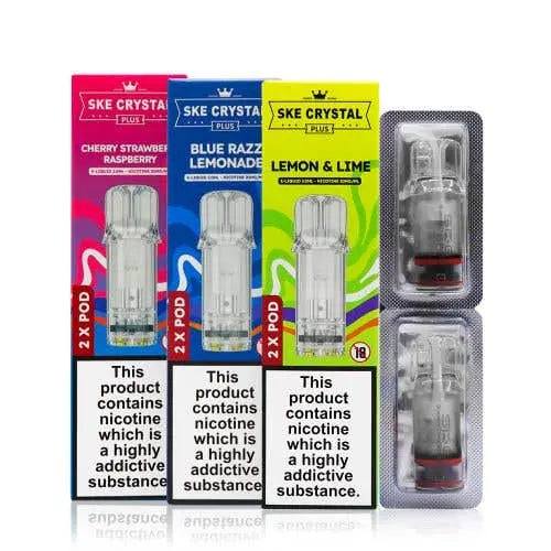 SKE Crystal Plus Prefilled Pods (Pack 2) - Click & Vape