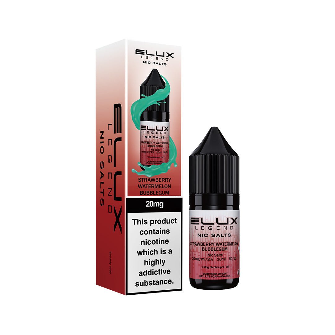 Strawberry Watermelon Bubblegum Nic Salt E - Liquid by Elux Legend - Power Vape Shop