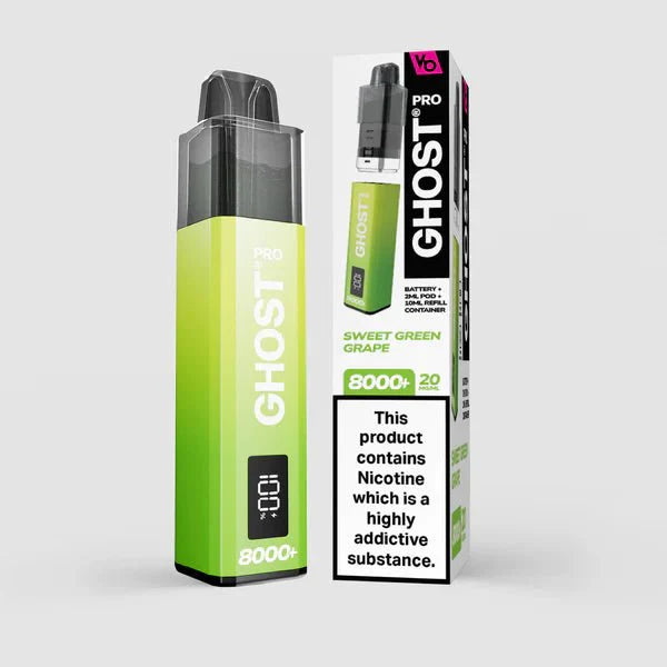 Vapes Bar Ghost Pro 8000 Prefilled Pod Vape - Power Vape Shop