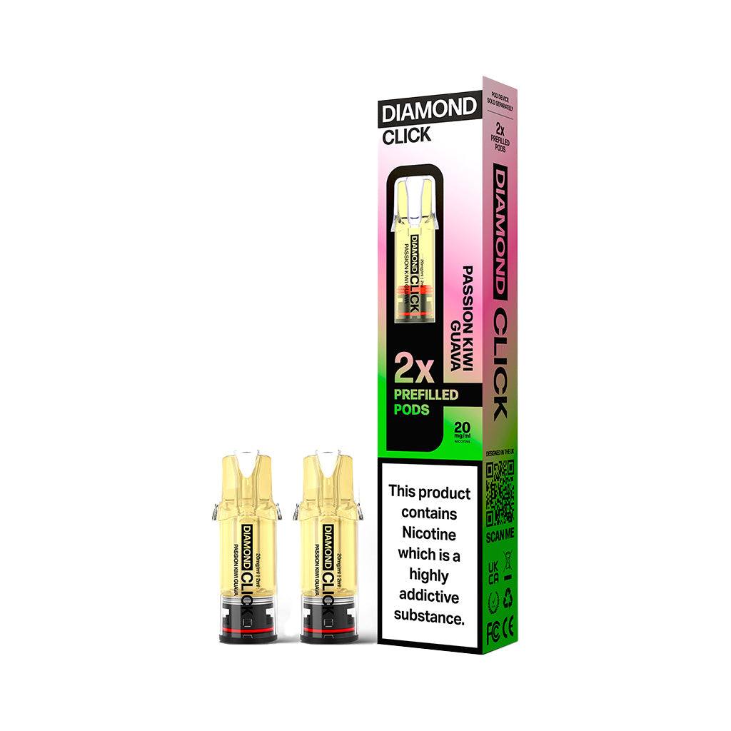 Vapes Bars Diamond Click Passion Kiwi Guava - Click & Vape