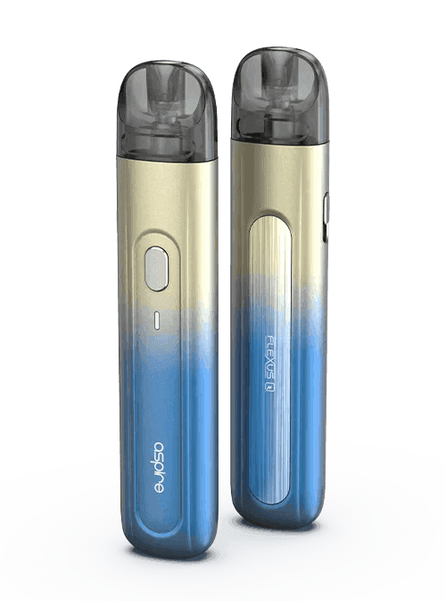 Aspire Flexus Q Pod Chrome Blue Fade - Click & Vape