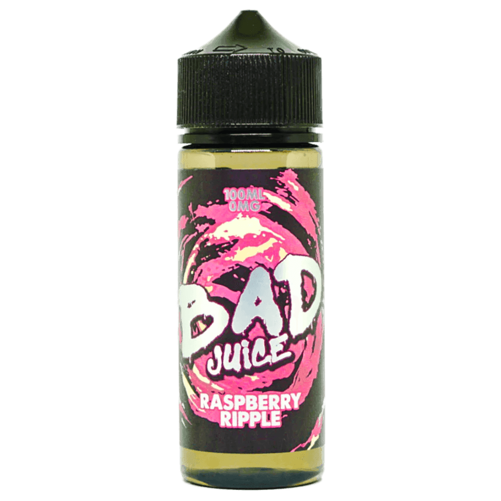 BAD JUICE RASPBERRY RIPLE 0MG 100ML SHORT FILL - Click & Vape