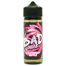 Load image into Gallery viewer, BAD JUICE RASPBERRY RIPLE 0MG 100ML SHORT FILL - Click &amp; Vape