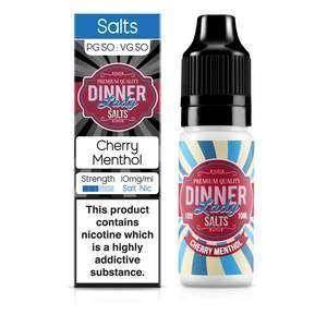 Cherry Menthol Nic Salt E-Liquid by Dinner Lady 10ml - Click & Vape