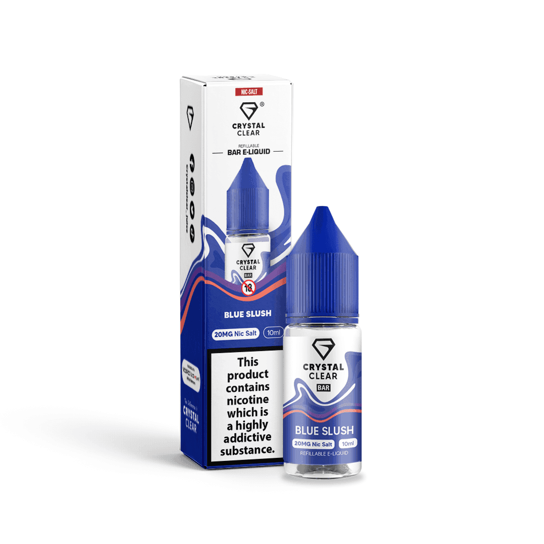 CRYSTAL CLEAR BLUE SLUSH 10ML - Click & Vape