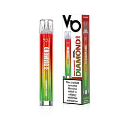 Diamond 600 Green Strawberry Disposable Vape - Click & Vape