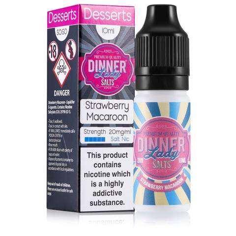 DINNER LADY STRAWBERRY MACAROON - Click & Vape