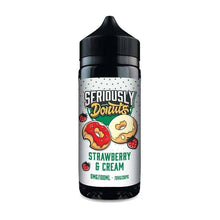 Load image into Gallery viewer, Doozy Seriously Donut E Liquid - Strawberry &amp; Cream - 100ml - Click &amp; Vape