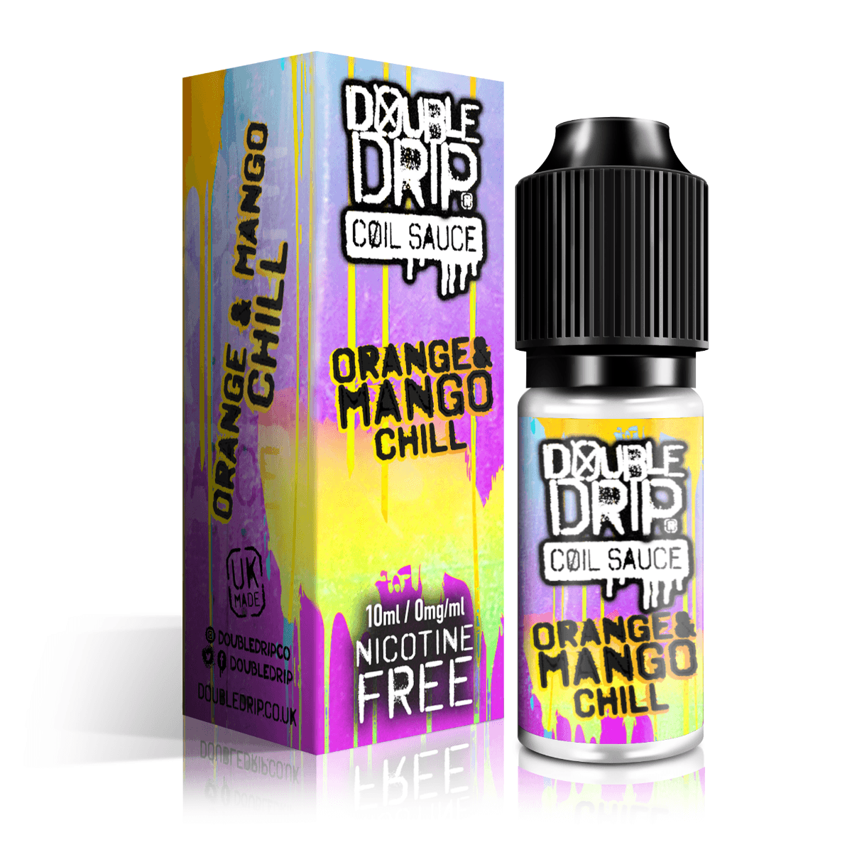 Double Drip E Liquid - Orange &amp Mango Chill - 10ml - Click & Vape