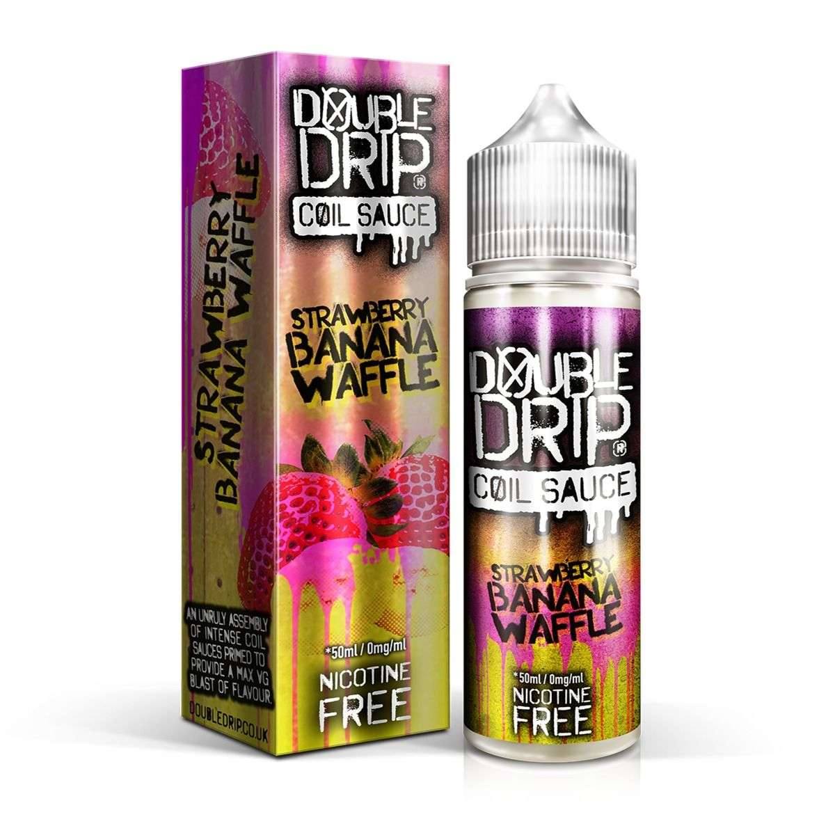 Double Drip E Liquid - Strawberry Banana Waffle - 50ml - Click & Vape