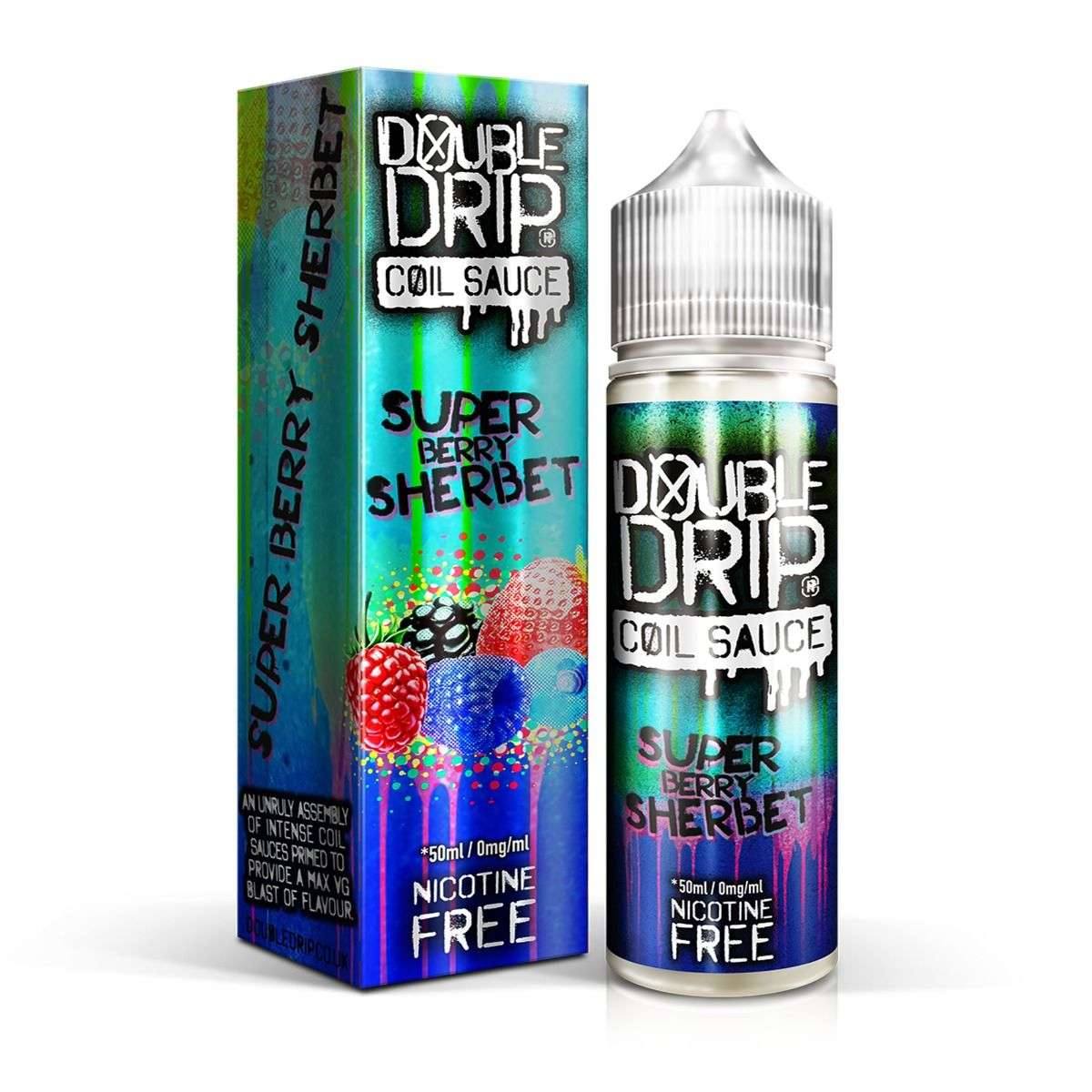 Double Drip E Liquid - Super Berry Sherbet - 50ml - Click & Vape