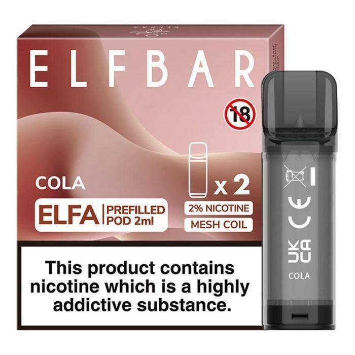 Elfbar Elfa Pre-Filled Pod Cola - Click & Vape