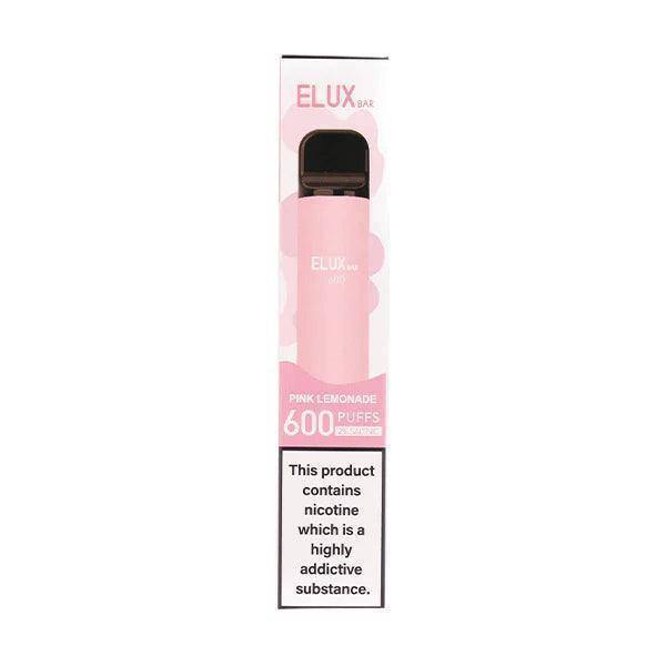 ELUX 600 PUFF PINK LEMONADE Disposable Vape - Click & Vape