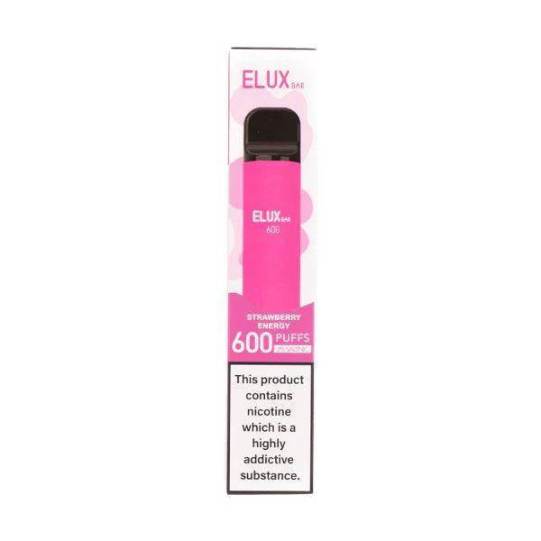 ELUX 600 PUFF STRAWBERRY ENERGY Disposable Vape - Click & Vape