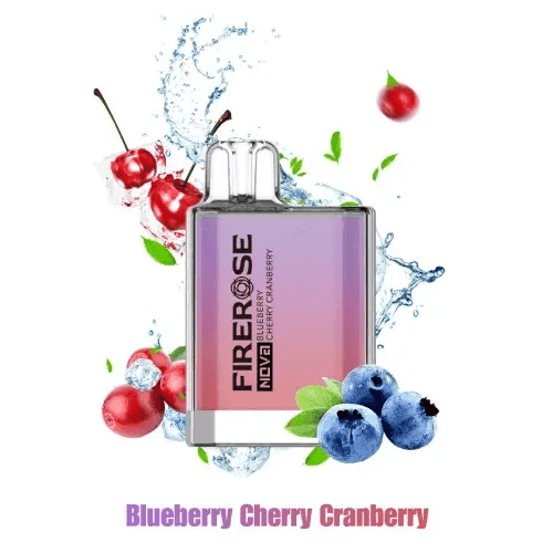 FIREROSE NOVA 600 BLUEBERRY CHERRY CRANBERRY Disposable Vape - Click & Vape