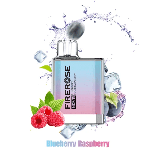 FIREROSE NOVA 600 BLUEBERRY RASPBERRY Disposable Vape - Click & Vape