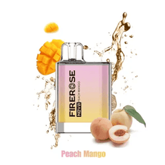 FIREROSE NOVA 600 PEACH MANGO Disposable Vape - Click & Vape