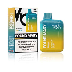 Found Mary FM600 Caribbean Crush Disposable Vape - Click & Vape