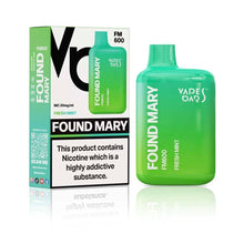 Load image into Gallery viewer, Found Mary FM600 Fresh Mint Disposable Vape - Click &amp; Vape