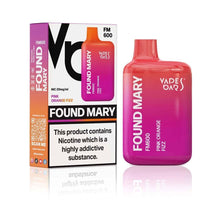 Load image into Gallery viewer, Found Mary FM600 Pink Orange Fizz Disposable Vape - Click &amp; Vape