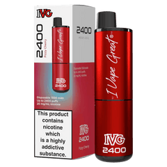 IVG 2400 FIZZY CHERRY Disposable Vape - Click & Vape