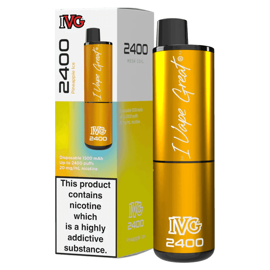 IVG 2400 PINEAPPLE ICE Disposable Vape - Click & Vape