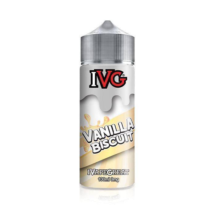 IVG Juice 100ML Shortfill Vanilla Biscuit - Click & Vape