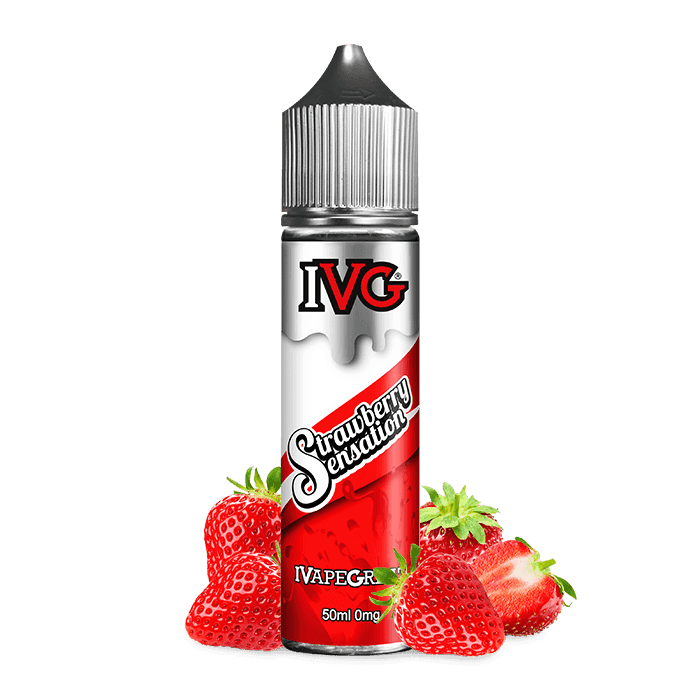 IVG Juice 50ML Shortfill Strawberry Sensation - Click & Vape