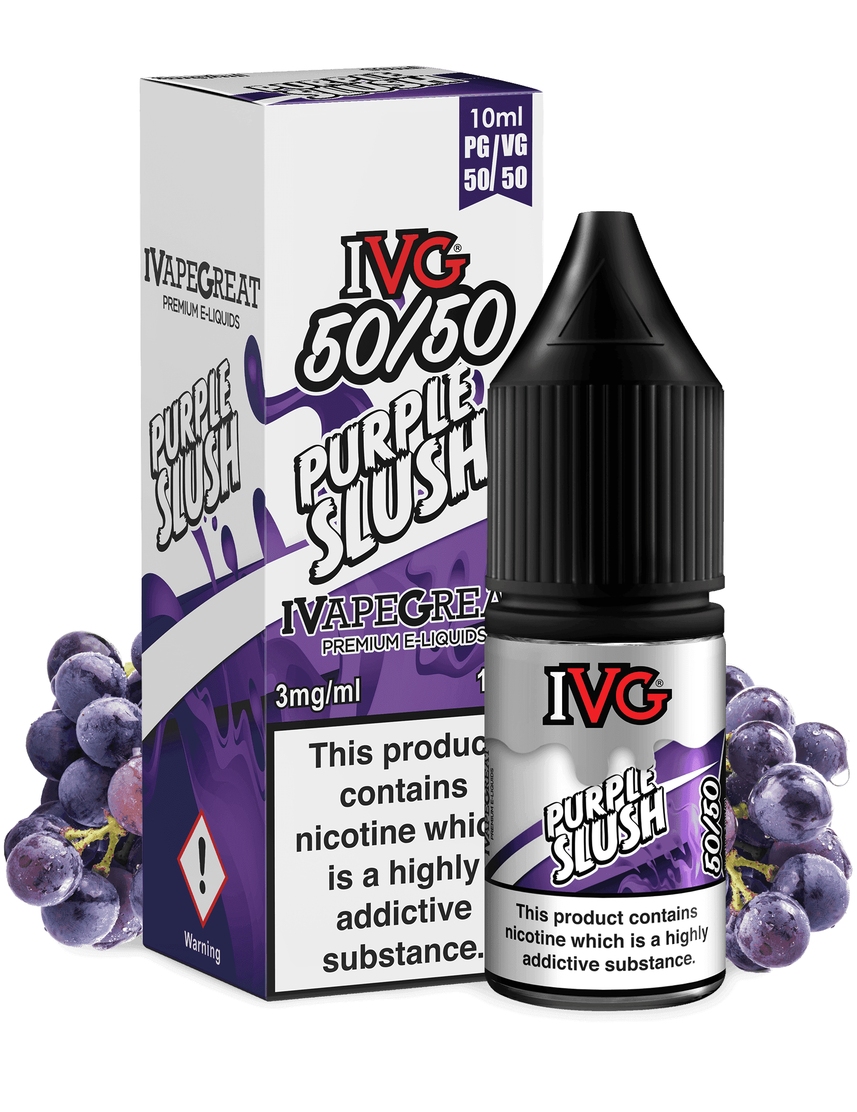 IVG Purple Slush 50/50 10ML - Click & Vape