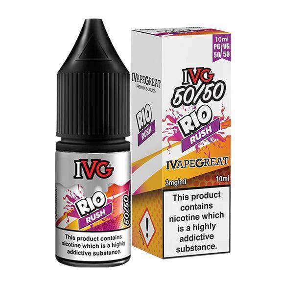 IVG RIO RUSH 50/50 10ML - Click & Vape