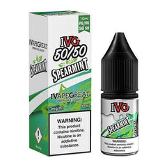 IVG SPEARMINT 50/50 10ML - Click & Vape