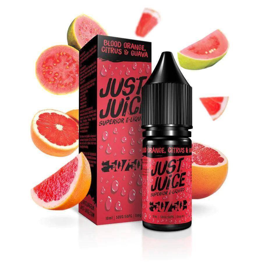 JUST JUICE 50/50 BLOOD ORANGE CITRUS GUAVA - Click & Vape