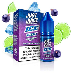 JUST JUICE SALT BLACKCURRANT AND LIME 5/10/20MG - Click & Vape