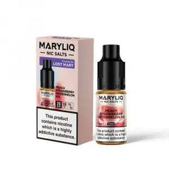 Maryliq Salts - Peach Strawberry Watermelon Ice - 10ml - Click & Vape